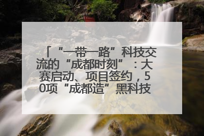 “一带一路”科技交流的“成都时刻”：大赛启动、项目签约，50项“成都造”黑科技吸引多国客商