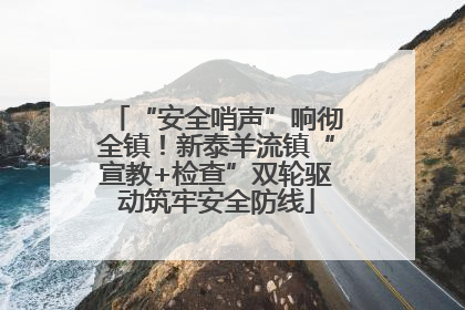“安全哨声”响彻全镇！新泰羊流镇“宣教+检查”双轮驱动筑牢安全防线