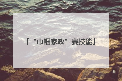 “巾帼家政”赛技能