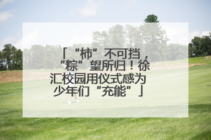 “柿”不可挡，“粽”望所归！徐汇校园用仪式感为少年们“充能”