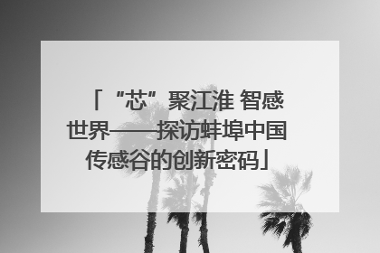 “芯”聚江淮 智感世界——探访蚌埠中国传感谷的创新密码