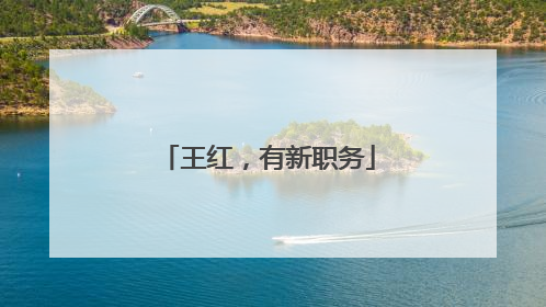 王红，有新职务