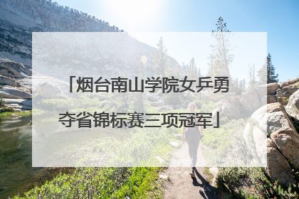 烟台南山学院女乒勇夺省锦标赛三项冠军