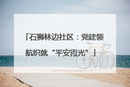 石狮林边社区：党建领航织就“平安霞光”