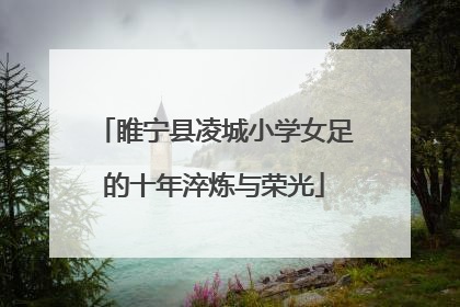 睢宁县凌城小学女足的十年淬炼与荣光