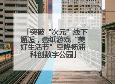 突破“次元”线下邂逅，叠纸游戏“美好生活节”空降杨浦科创数字公园