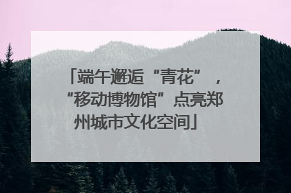 端午邂逅“青花”，“移动博物馆”点亮郑州城市文化空间