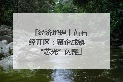 经济地理丨黄石经开区：聚企成链“芯光”闪耀