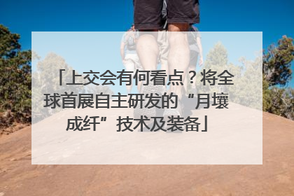 上交会有何看点？将全球首展自主研发的“月壤成纤”技术及装备