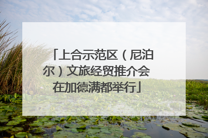 上合示范区（尼泊尔）文旅经贸推介会在加德满都举行