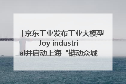 京东工业发布工业大模型Joy industrial并启动上海“链动众城 万亿降本”计划