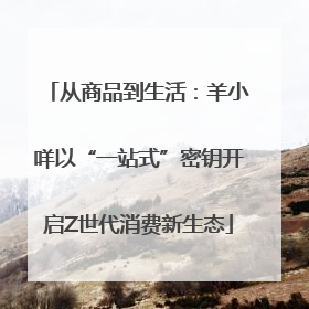 从商品到生活：羊小咩以“一站式”密钥开启Z世代消费新生态