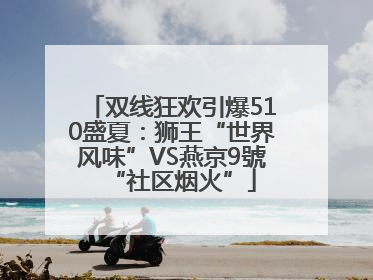 双线狂欢引爆510盛夏：狮王“世界风味”VS燕京9號“社区烟火”