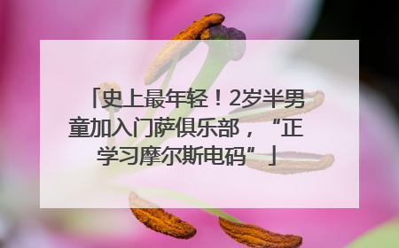 史上最年轻！2岁半男童加入门萨俱乐部，“正学习摩尔斯电码”