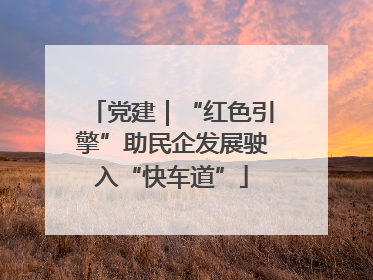 党建｜“红色引擎”助民企发展驶入“快车道”