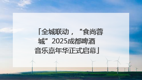 全城联动，“食尚蓉城”2025成都啤酒音乐嘉年华正式启幕