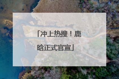 冲上热搜！鹿晗正式官宣