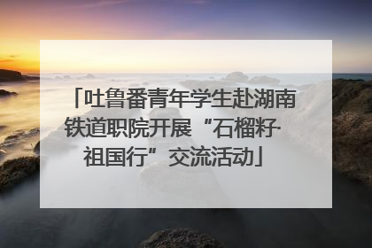 吐鲁番青年学生赴湖南铁道职院开展“石榴籽·祖国行”交流活动