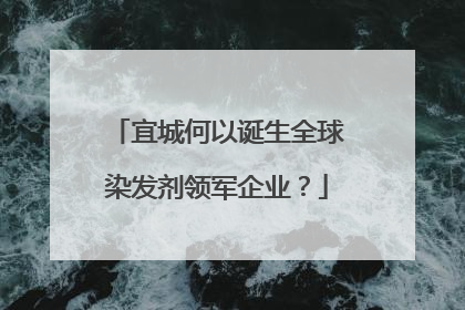 宜城何以诞生全球染发剂领军企业？