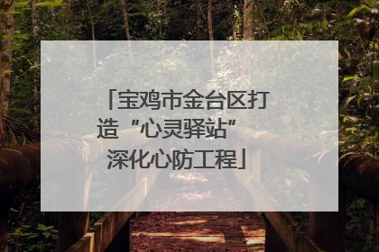 宝鸡市金台区打造“心灵驿站” 深化心防工程