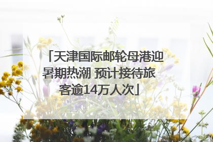天津国际邮轮母港迎暑期热潮 预计接待旅客逾14万人次