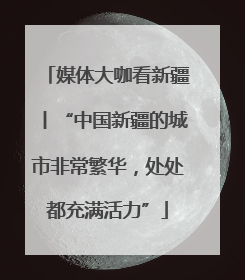 媒体大咖看新疆丨“中国新疆的城市非常繁华，处处都充满活力”