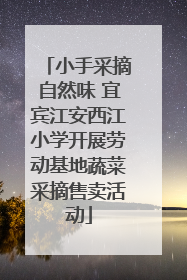 小手采摘自然味 宜宾江安西江小学开展劳动基地蔬菜采摘售卖活动