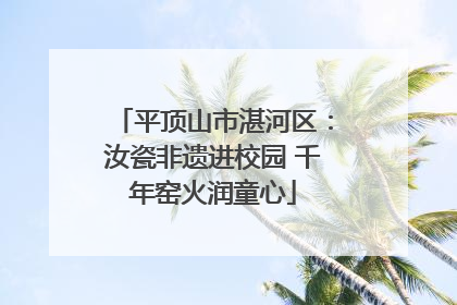 平顶山市湛河区：汝瓷非遗进校园 千年窑火润童心
