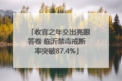 收官之年交出亮眼答卷 临沂禁毒戒断率突破87.4%