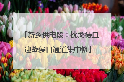 新乡供电段：枕戈待旦迎战侯日通道集中修