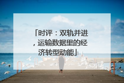 时评：双轨并进，运输数据里的经济转型动能