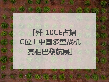 歼-10CE占据C位！中国多型战机亮相巴黎航展