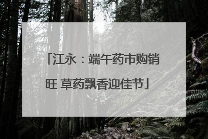 江永：端午药市购销旺 草药飘香迎佳节