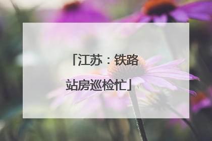 江苏：铁路站房巡检忙