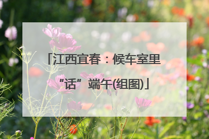 江西宜春：候车室里“话”端午(组图)