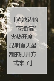 滇池边的“花街宴”火热开席 昆明夏天最潮的打开方式来了