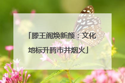 滕王阁焕新颜：文化地标升腾市井烟火