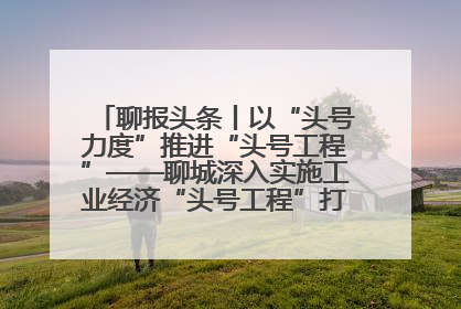 聊报头条丨以“头号力度”推进“头号工程”——聊城深入实施工业经济“头号工程”打造经济发展强引擎