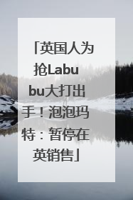 英国人为抢Labubu大打出手！泡泡玛特：暂停在英销售