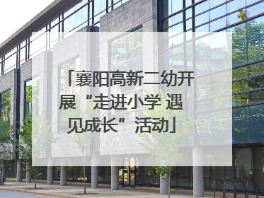 襄阳高新二幼开展“走进小学 遇见成长”活动