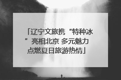 辽宁文旅携“特种冰”亮相北京 多元魅力点燃夏日旅游热情