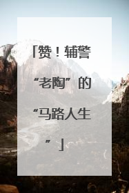 赞！辅警“老陶”的“马路人生”