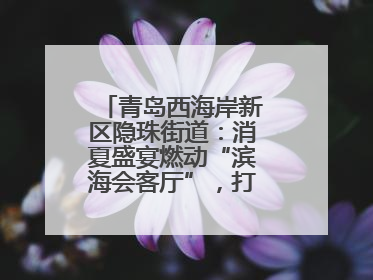 青岛西海岸新区隐珠街道：消夏盛宴燃动“滨海会客厅”，打造全天候、全龄段消费生态圈