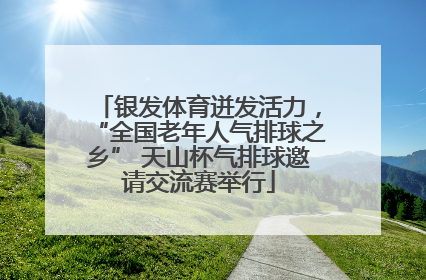 银发体育迸发活力，“全国老年人气排球之乡” 天山杯气排球邀请交流赛举行