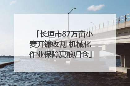 长垣市87万亩小麦开镰收割 机械化作业保障夏粮归仓