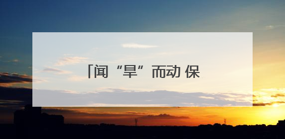 闻“旱”而动 保灌保供——陕西抗旱一线走访见闻