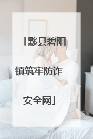 黟县碧阳镇筑牢防诈安全网
