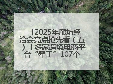 2025年廊坊经洽会亮点抢先看（五）丨多家跨境电商平台“牵手”107个特色产业集群