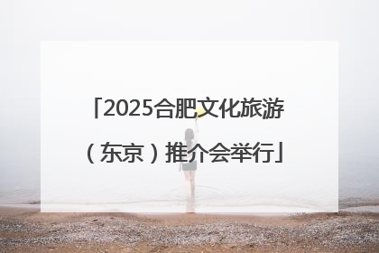 2025合肥文化旅游（东京）推介会举行