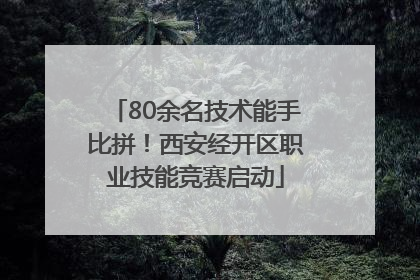 80余名技术能手比拼！西安经开区职业技能竞赛启动